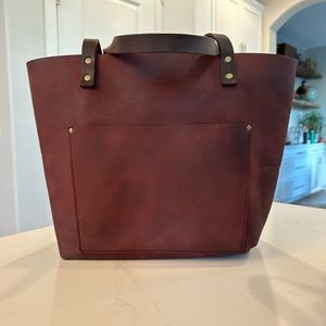RARE Merlot Large Tote Portland Leather Goods